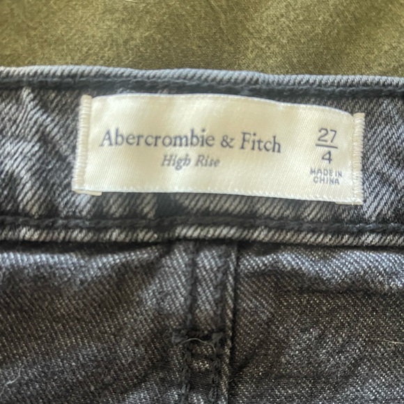 Abercrombie & Fitch Charcoal denim midi skirt - Picture 3 of 3